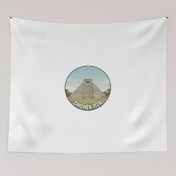Item preview, Chichen Itza Travel Badge – Mexico Vintage Souvenir designed and sold by DesignMaxa.