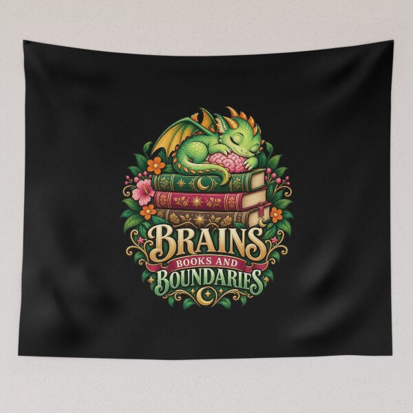 Item preview, Brains Books and Boundaries Dragon designed and sold by anapldv.