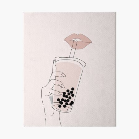 Boba is Life Art Board Print