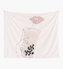 Boba is Life Wall Tapestry