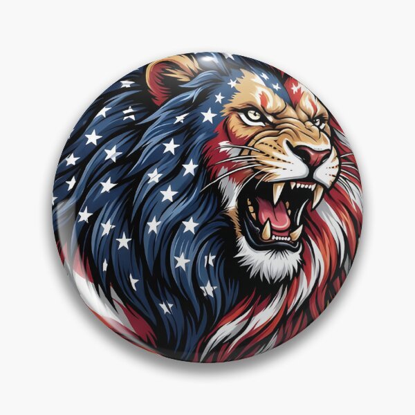 Item preview, Roar For Freedom Patriotic American Lion designed and sold by Adom-Fashon.