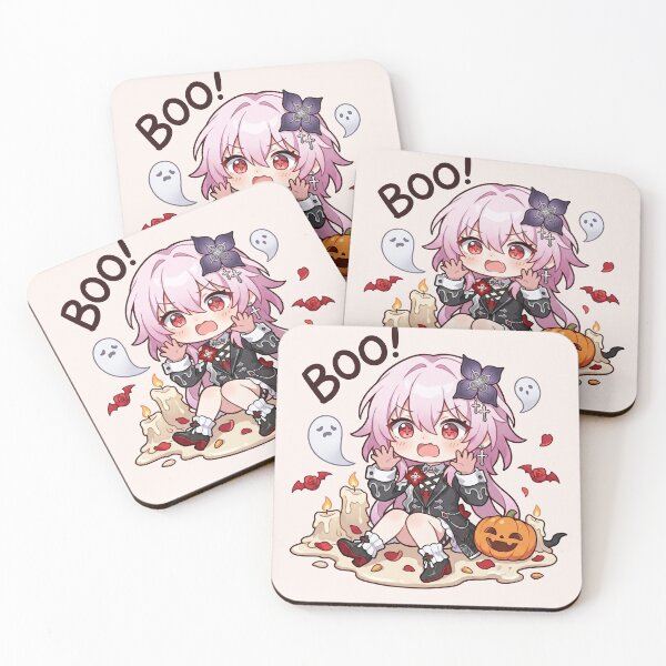 Item preview, Evernight Halloween Chibi // Honkai: Star Rail Sticker - Spooky Cute Halloween Chibi Art designed and sold by Astraphyllia.