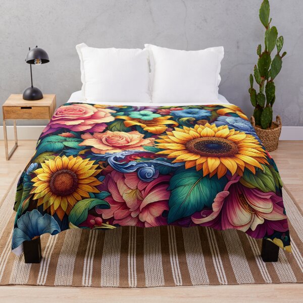Item preview, Sunflower and Rose Garden designed and sold by Apex Designs.