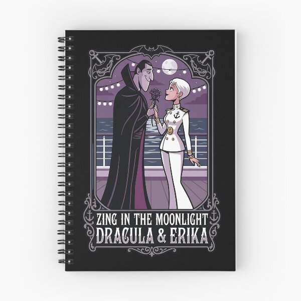 Item preview, Zing in the Moonlight: Dracula & Errika Cruise Romance Art designed and sold by CuteKats.