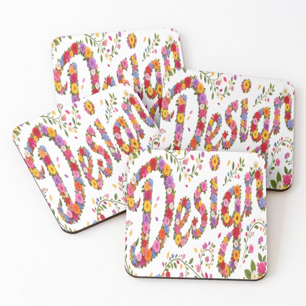 Item preview, Floral word design typography  designed and sold by urbanshop7.