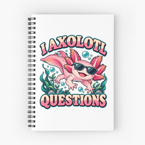 Item preview, Axolotl Questions Cute Pink Axolotl designed and sold by MKCREAS.