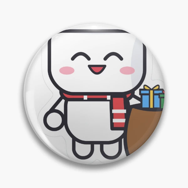 Santa's Little Helper - Cute Christmas Marshmallow Pip with Gift Sack — Pin by BiMood