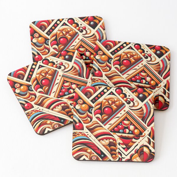 Item preview, Retro Cherry Dessert Mosaic designed and sold by Apex Designs.