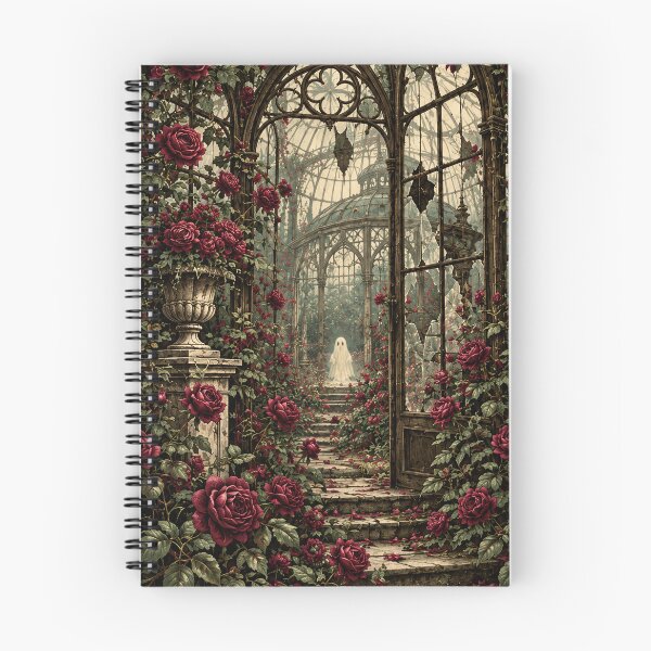 Item preview, The House Still Blooms — Haunted Greenhouse and Gothic Roses designed and sold by plum-ori.