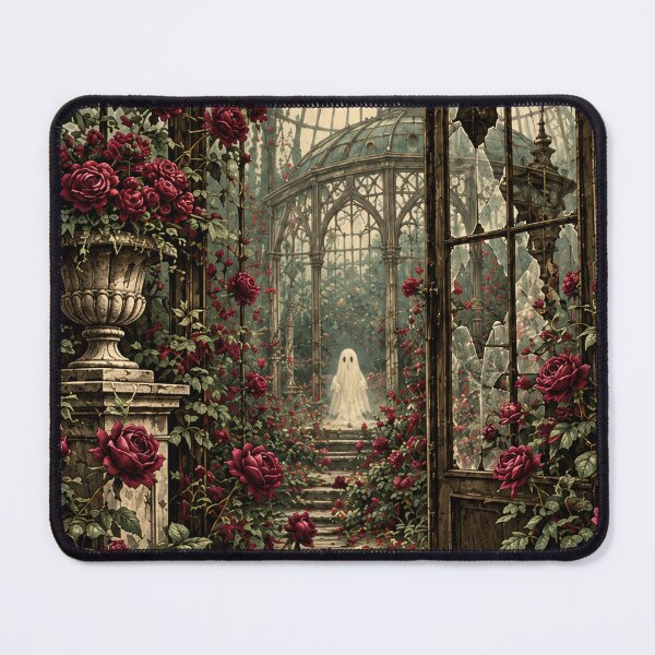 Item preview, The House Still Blooms — Haunted Greenhouse and Gothic Roses designed and sold by plum-ori.