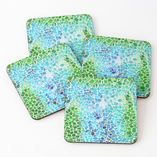Item preview, Blues Framed by Green Square designed and sold by Jill Nightingale.