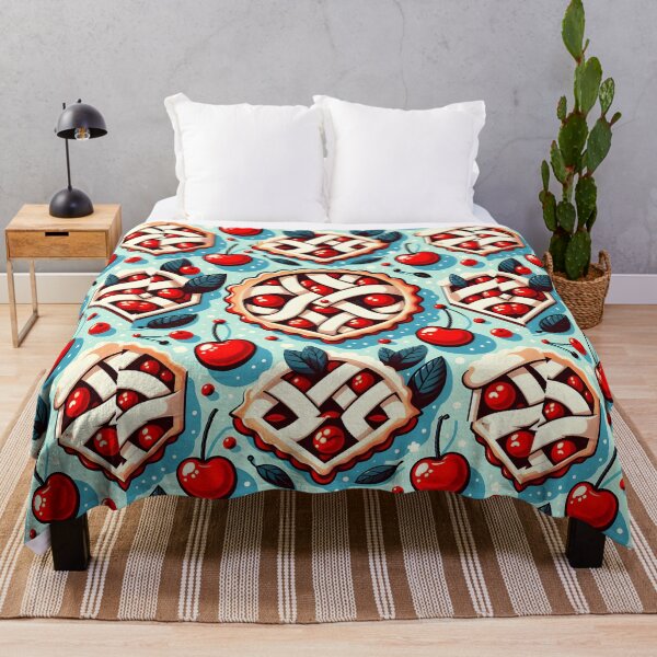 Item preview, Cherry Lattice Pie Pattern designed and sold by Apex Designs.
