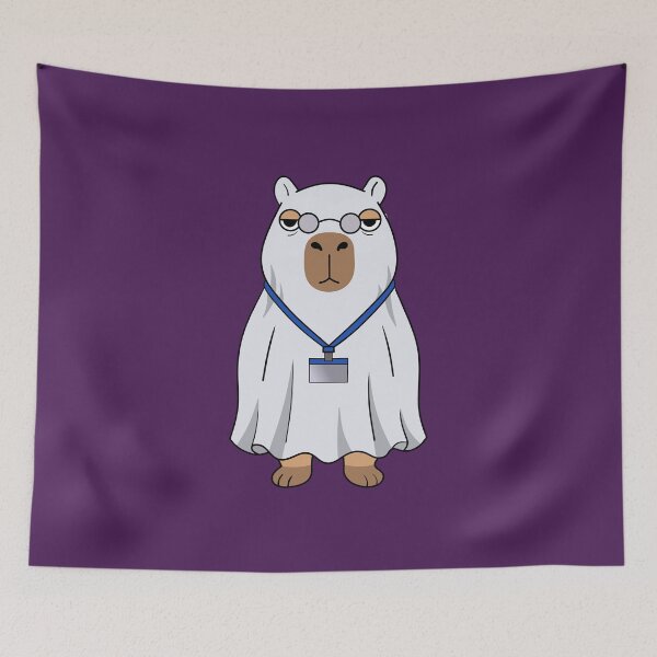 Item preview, Funny Capybara Ghost - Spooky Corporate Office Halloween designed and sold by Chonkibao.