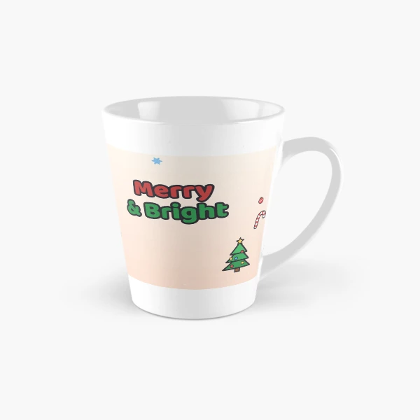 Merry and Bright - Cute Marshmallow Pip Decorating the Christmas Tree — Classic Mug by BiMood