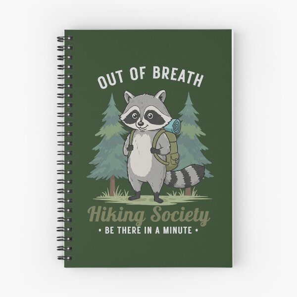 Item preview, Out of Breath Hiking Society Be There designed and sold by MalwasBasket.