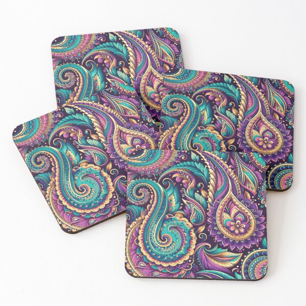 Item preview, Purple Psychedelic Paisley designed and sold by Apex Designs.