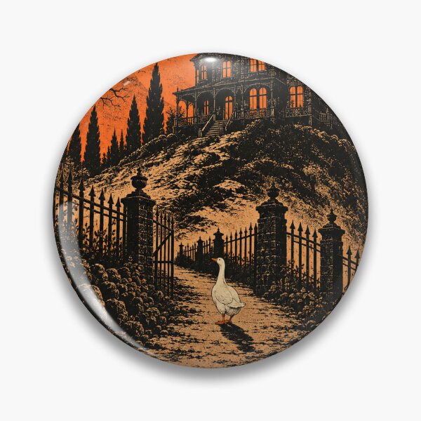Item preview, After the Last Honk — Goose at a Haunted Mansion designed and sold by plum-ori.