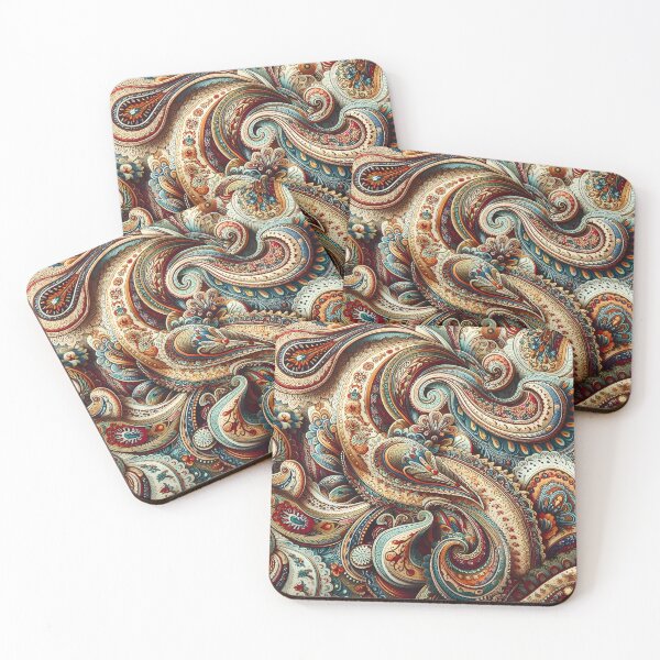 Item preview, Ivory Rust Teal Paisley designed and sold by Apex Designs.