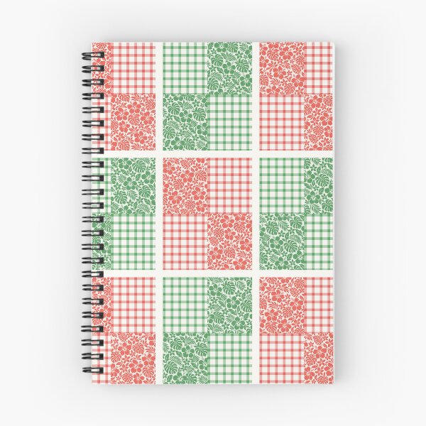 Item preview, Christmas Palaka Patchwork Quilt Red and Green designed and sold by Small Kine Prints.