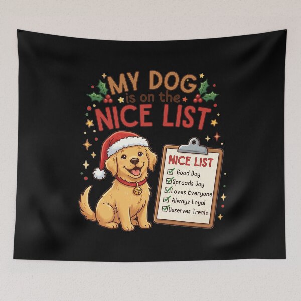 Item preview, Christmas-dog-26 designed and sold by w66aboo.