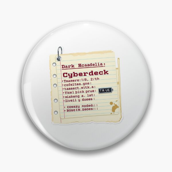 Item preview, Dark Academia Cyberdeck Index designed and sold by One More Run.