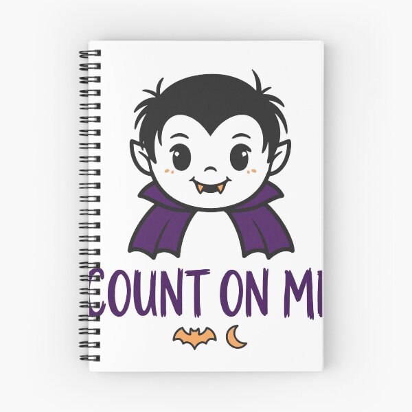Item preview, Count On Me Cute Vampire Halloween Tee designed and sold by A Light Worker.