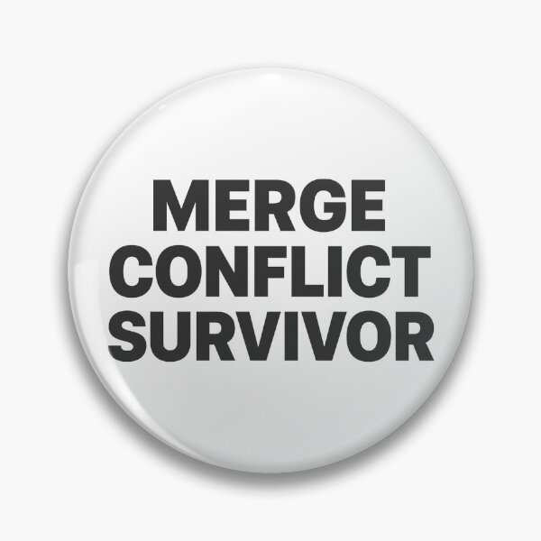 Item preview, Merge Conflict Survivor Funny Coder Gift designed and sold by Jackson-Will.