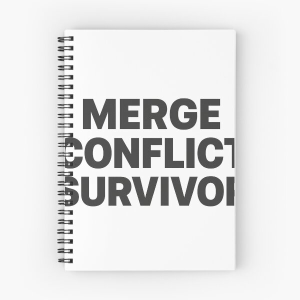 Item preview, Merge Conflict Survivor Funny Coder Gift designed and sold by Jackson-Will.