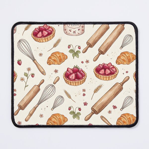 Item preview, Cozy Cottagecore Baking Pastry Seamless Pattern designed and sold by wallpapersarts.