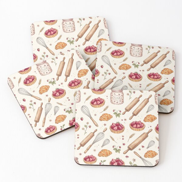 Item preview, Cozy Cottagecore Baking Pastry Seamless Pattern designed and sold by wallpapersarts.