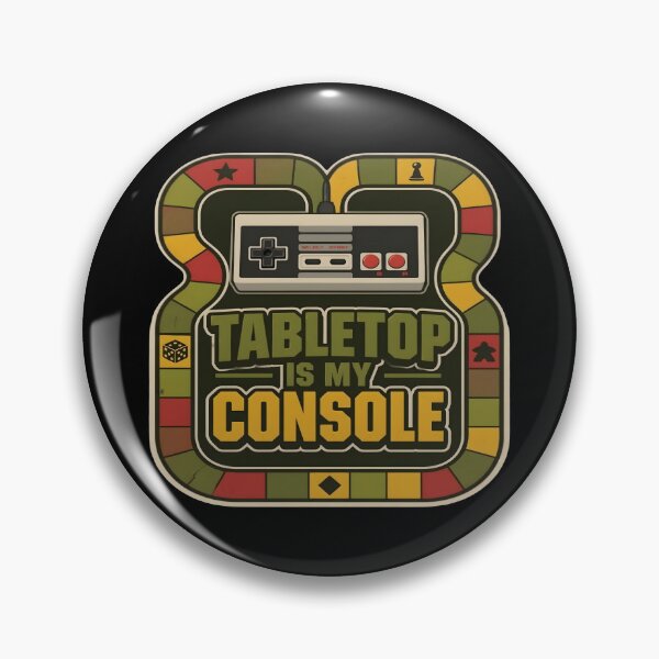 Item preview, Tabletop Is My Console Funny Retro Board Game Gamer designed and sold by PozivoPlus.