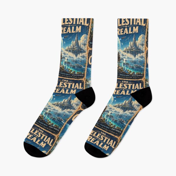 Item preview, The Celestial Realm – Vintage Sci-Fi Travel Poster designed and sold by Curio Meridian.