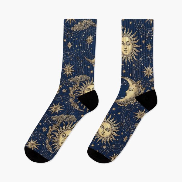 Item preview, Vintage Astrological Celestial Sun Moon Pattern designed and sold by wallpapersarts.