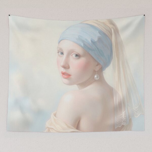 Item preview, The Girl with a pearl earring designed and sold by CottonWords.