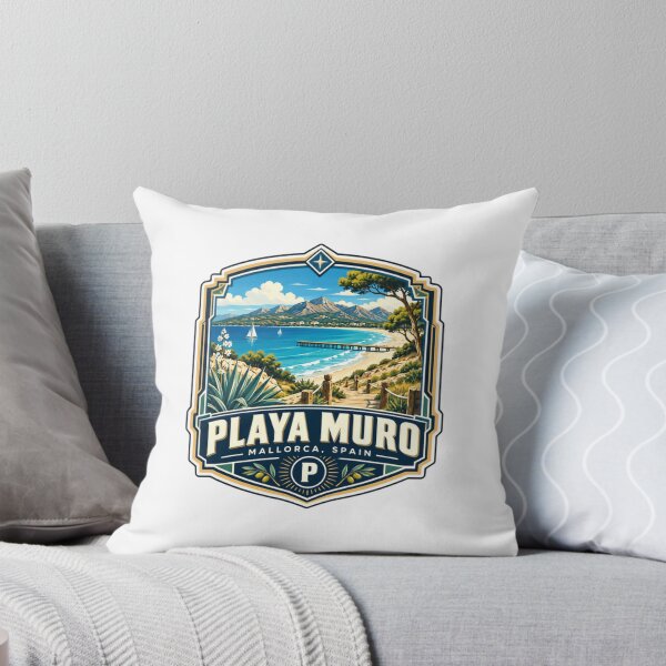 Item preview, Playa Muro Mallorca Spain Beach Travel Vacation Souvenir designed and sold by kristyparkStar3.