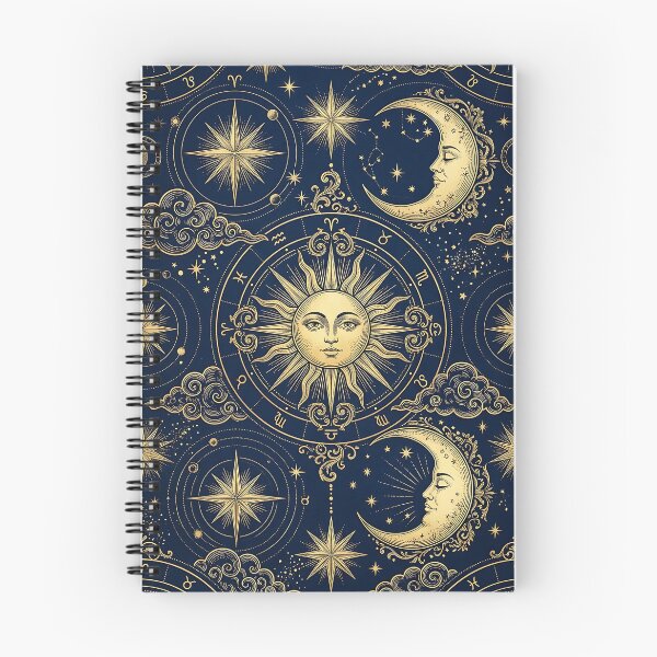 Item preview, Vintage Astrological Celestial Sun Moon Pattern designed and sold by wallpapersarts.