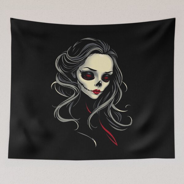Item preview, Stitched Smile Vampire Queen Art designed and sold by ERODED SELF.