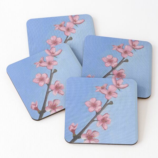 Item preview, Pink Cherry Blossom - Spring Floral Painting, Pastel Botanical Art designed and sold by mothificaart.