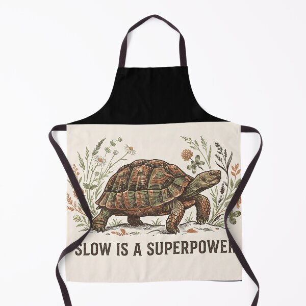 Item preview, Slow Is A Superpower Vintage Turtle Slow Living Cottagecore designed and sold by julzzz03.