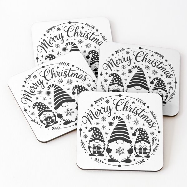 Item preview, Merry Christmas Gnomes – Nordic Winter Gnome Line Art designed and sold by jkrphoto.