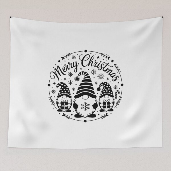 Item preview, Merry Christmas Gnomes – Nordic Winter Gnome Line Art designed and sold by jkrphoto.