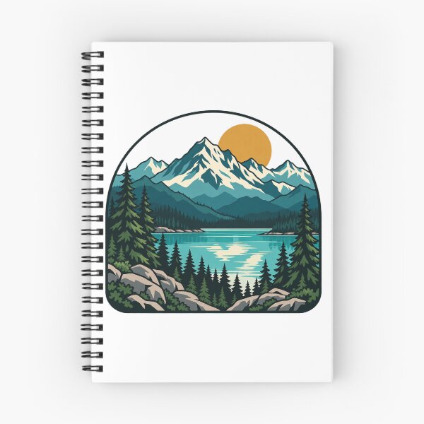 Item preview, Alpine Lake and Pine Forest designed and sold by victorsuarez.