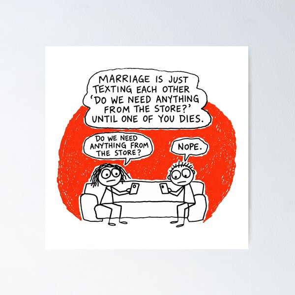 Item preview, Marriage Store Text Funny Couple Gift designed and sold by Jackson-Will.