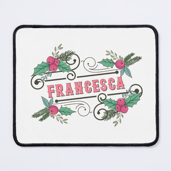Item preview, Francesca Personalized Custom Christmas Name - Cool & Funny Design for Women and Girls designed and sold by Watsonarts.