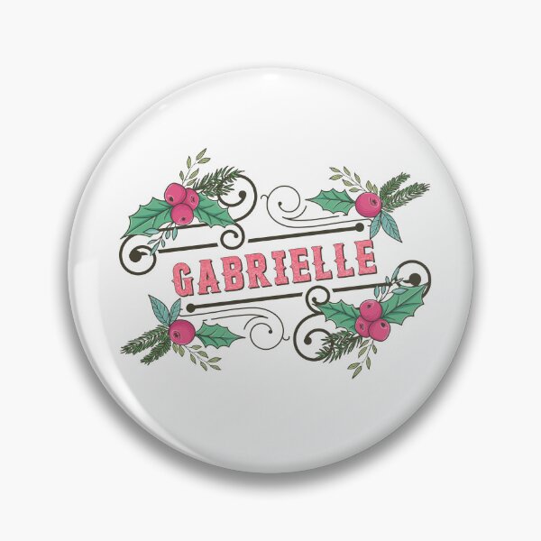 Item preview, Gabrielle Personalized Custom Christmas Name - Cool & Funny Design for Women and Girls designed and sold by Watsonarts.