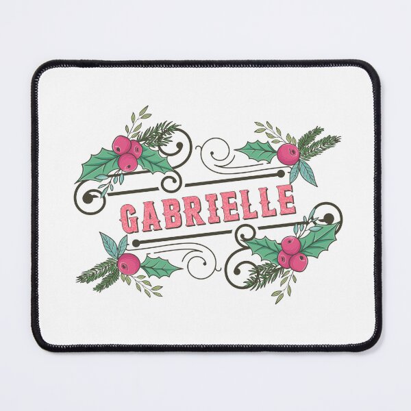Item preview, Gabrielle Personalized Custom Christmas Name - Cool & Funny Design for Women and Girls designed and sold by Watsonarts.