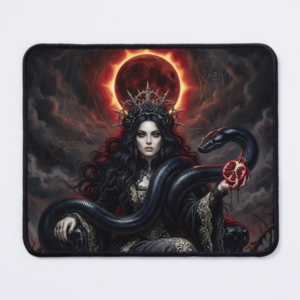 Item preview, Lilith Blood Moon Eclipse - Gothic Dark Goddess designed and sold by K-DABRA7.