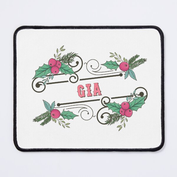 Item preview, Gia Personalized Custom Christmas Name - Cool & Funny Design for Women and Girls designed and sold by Watsonarts.