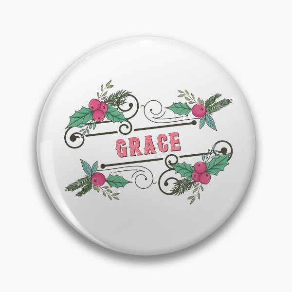 Item preview, Grace Personalized Custom Christmas Name - Cool & Funny Design for Women and Girls designed and sold by Watsonarts.