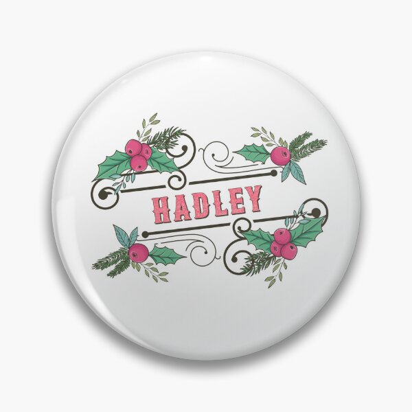 Item preview, Hadley Personalized Custom Christmas Name - Cool & Funny Design for Women and Girls designed and sold by Watsonarts.